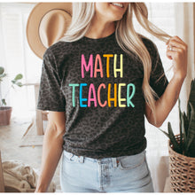 Load image into Gallery viewer, Black leopard school position specific tee
