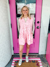 Load image into Gallery viewer, Floral Pleated Collared Romper
