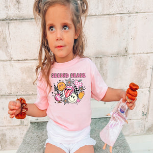 Pink preppy grade specific tee