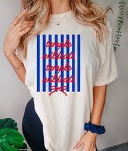 Load image into Gallery viewer, Temple wildcats stripe bow coquette

