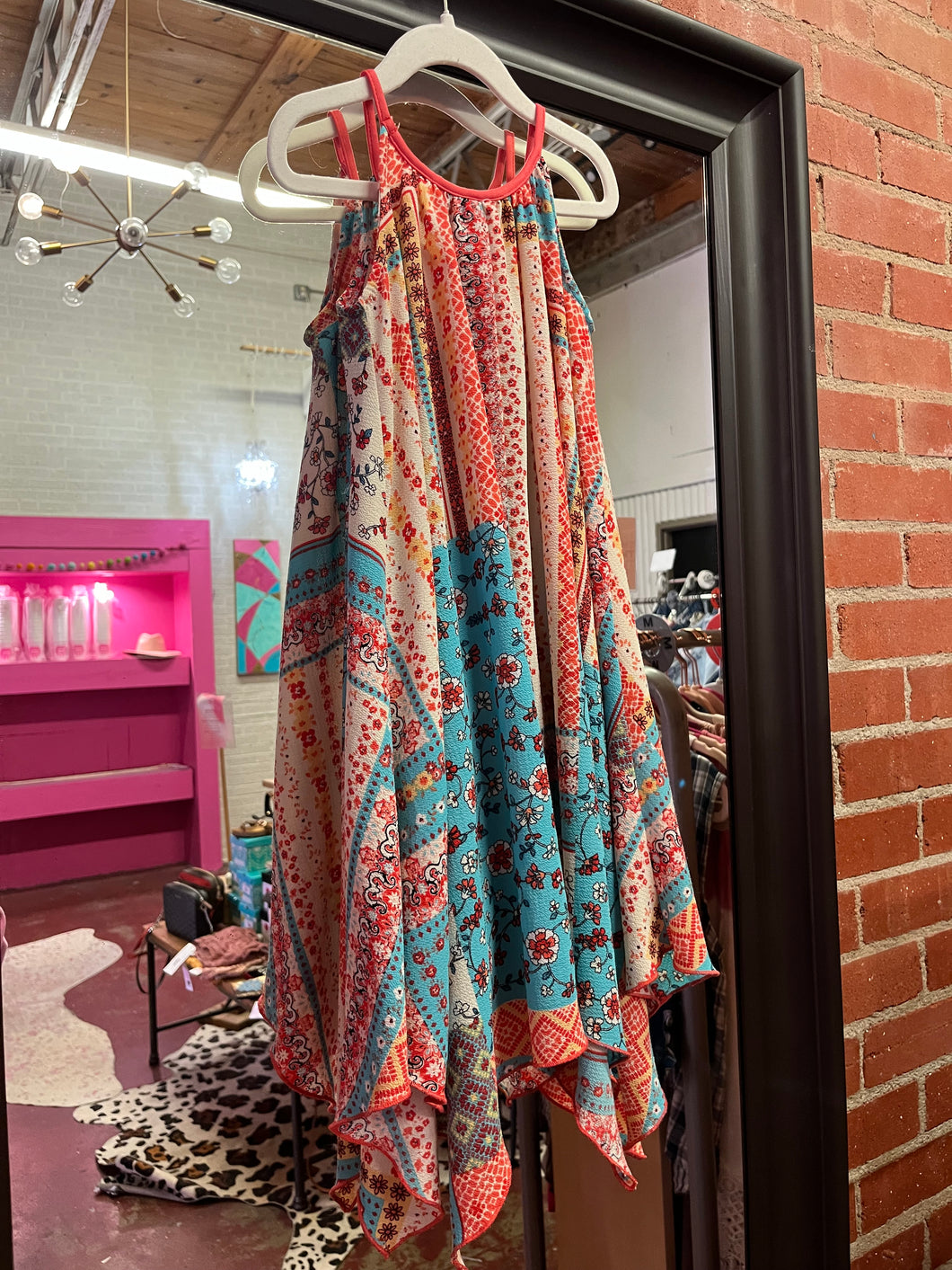 multicolor floral bonnie jean kids dress, 6