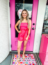 Load image into Gallery viewer, Pink bubble romper
