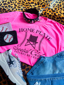 Home plate social club tee