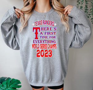 There’s a first time for everything Rangers champs