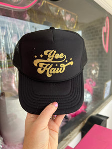 Trucker hats w/ sayings and designs