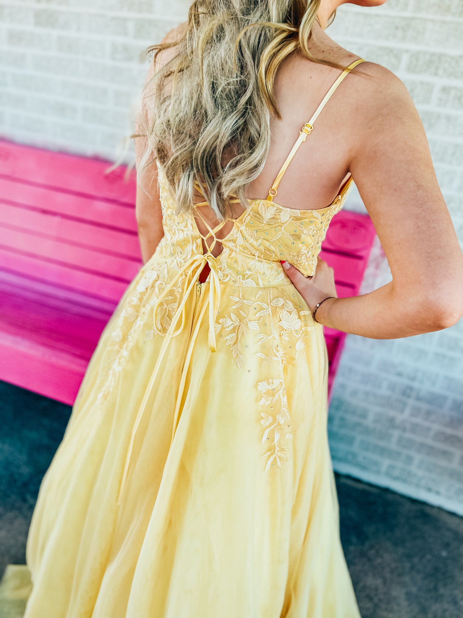 light yellow say yes to the prom womens formal dress, 11 Pink Bulldog Boutique light yellow say yes to the prom womens formal dress, 11 Pink Bulldog Boutique