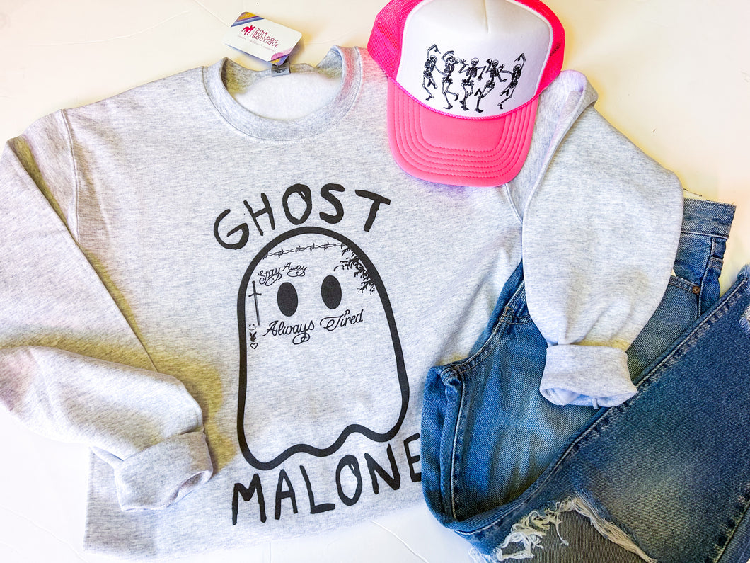 Ghost Malone crewneck