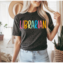 Load image into Gallery viewer, Black leopard school position specific tee
