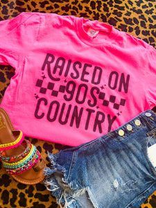 Raised on 90s country tee