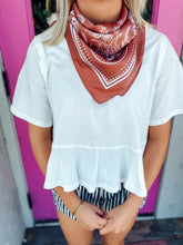 Load image into Gallery viewer, Silk bandana scarf
