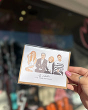 Load image into Gallery viewer, Hand drawn greeting card
