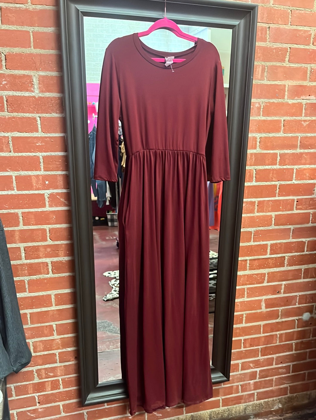 Maroon brendas Womens Dress, xl