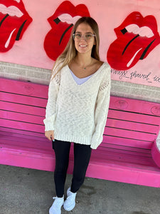 White American Eagle Sweater, Small