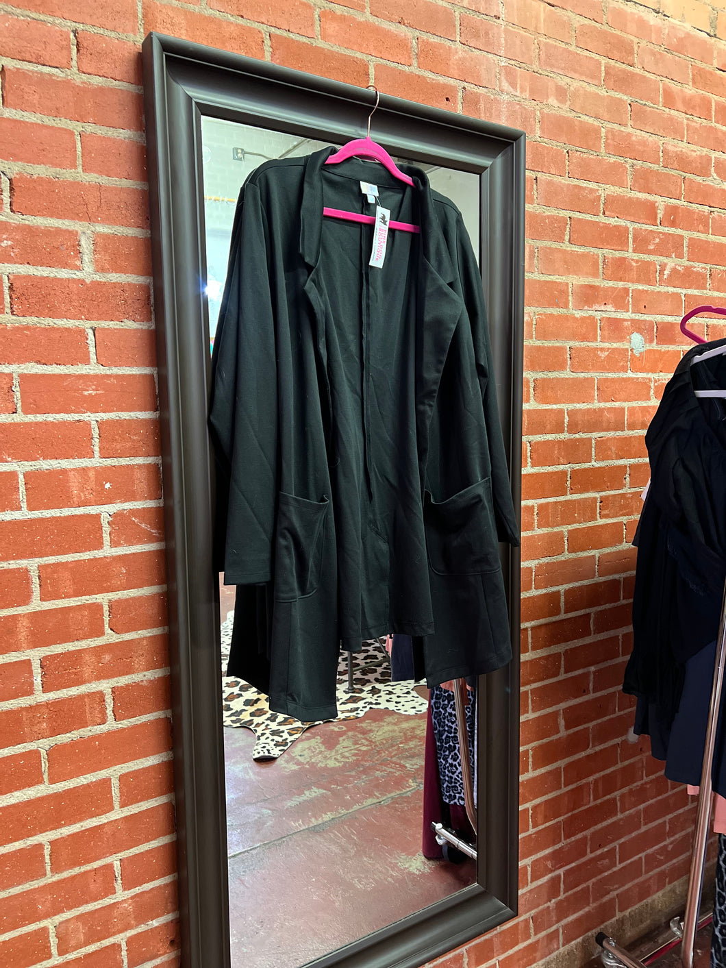 Black LulaRoe Blazer, 2XL