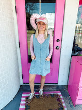 Load image into Gallery viewer, Denim overall dress
