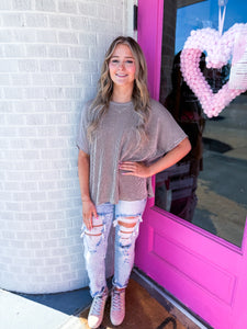 Ribbed Pocket Tee's