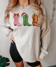 Load image into Gallery viewer, Gr!nchmas cowboy boots
