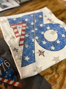 1776 Cream Star Tee