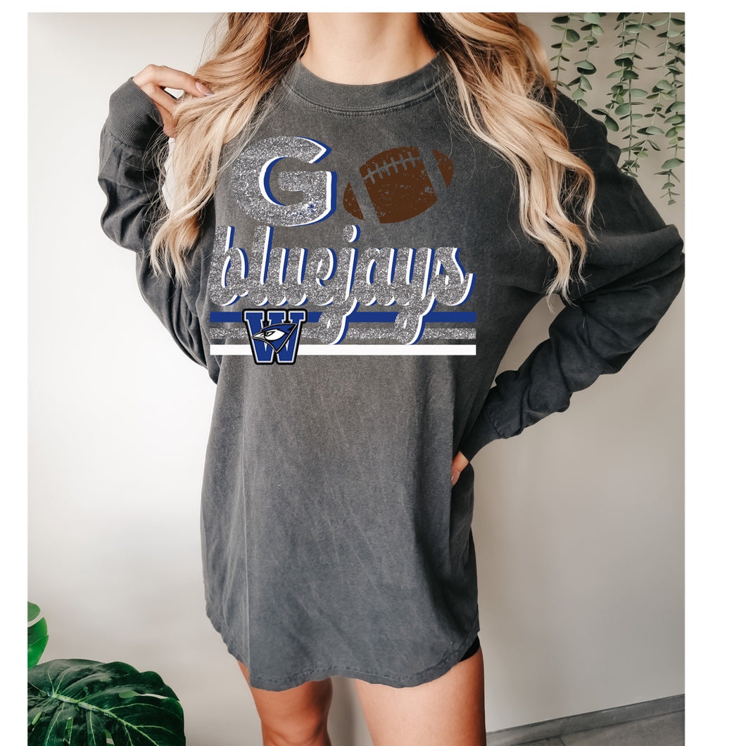 Westphalia Football Faux glitter design