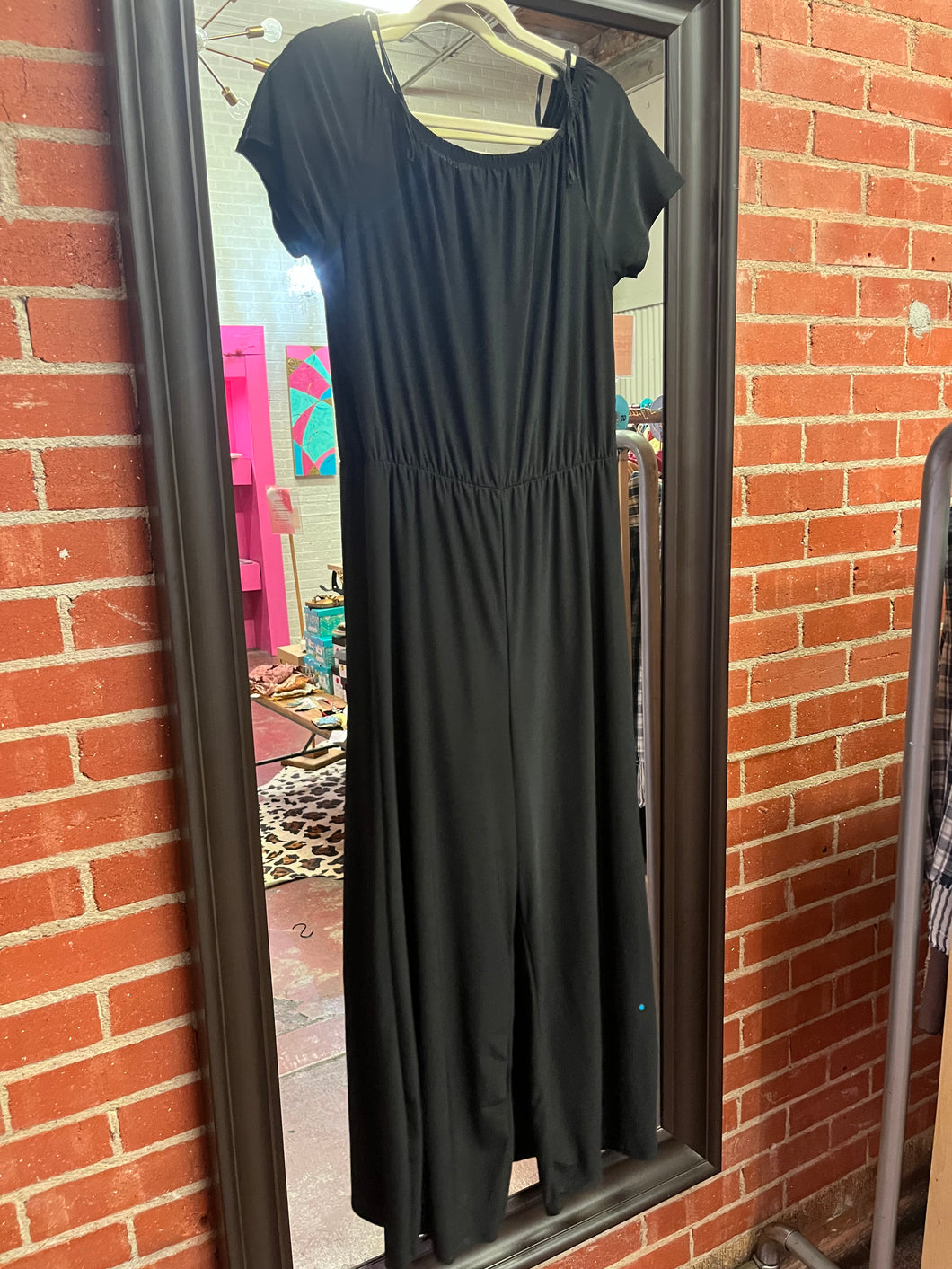 Black Zenana Romper, 1X