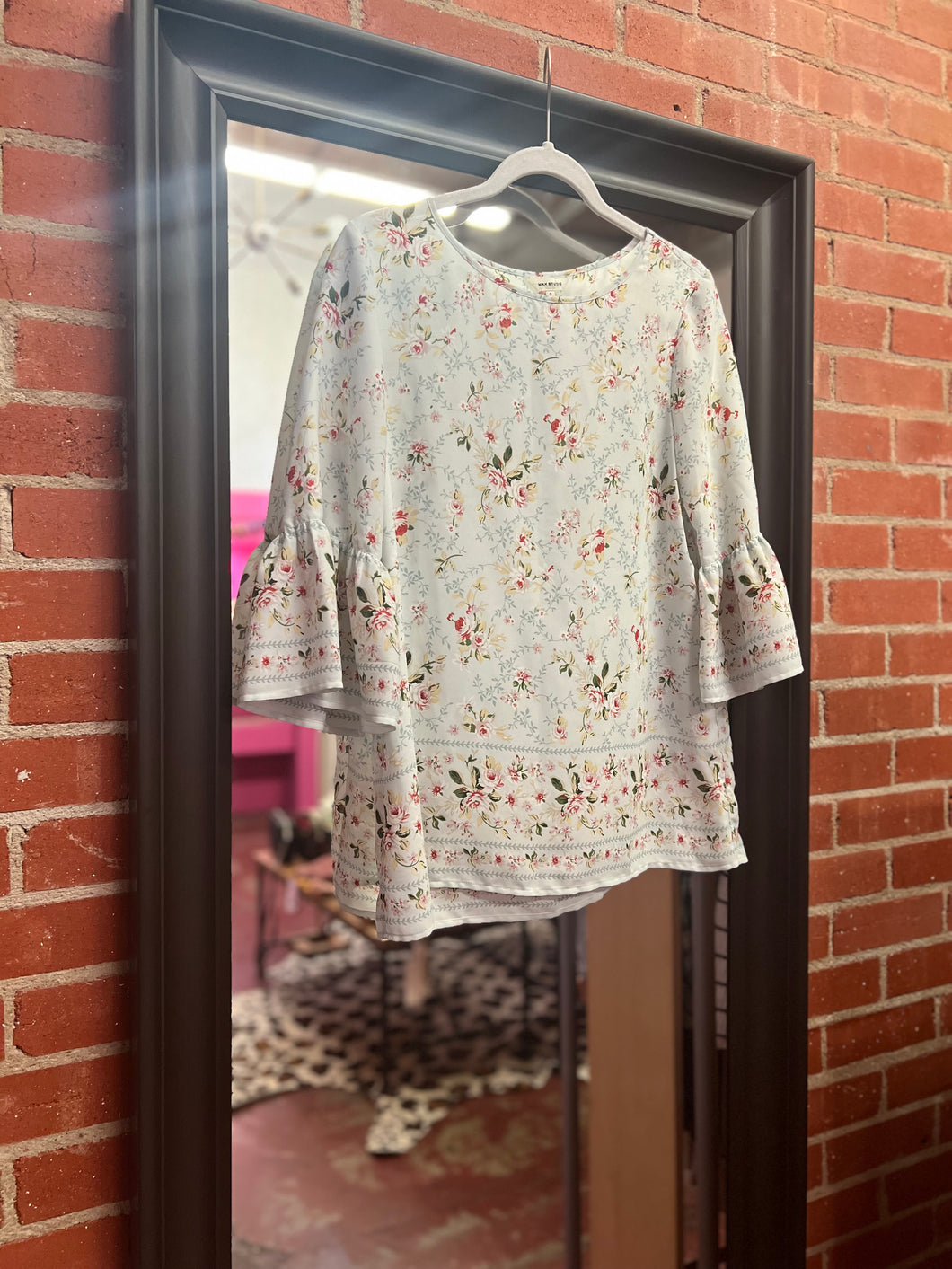 Floral max studio Womens Top, Small