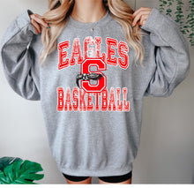 Load image into Gallery viewer, Eagles basketball arch old school
