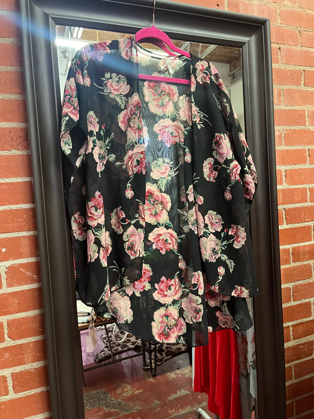 Floral Live 4 truth Cardigan, Small