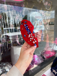 Red white Blue Boujee Headbands