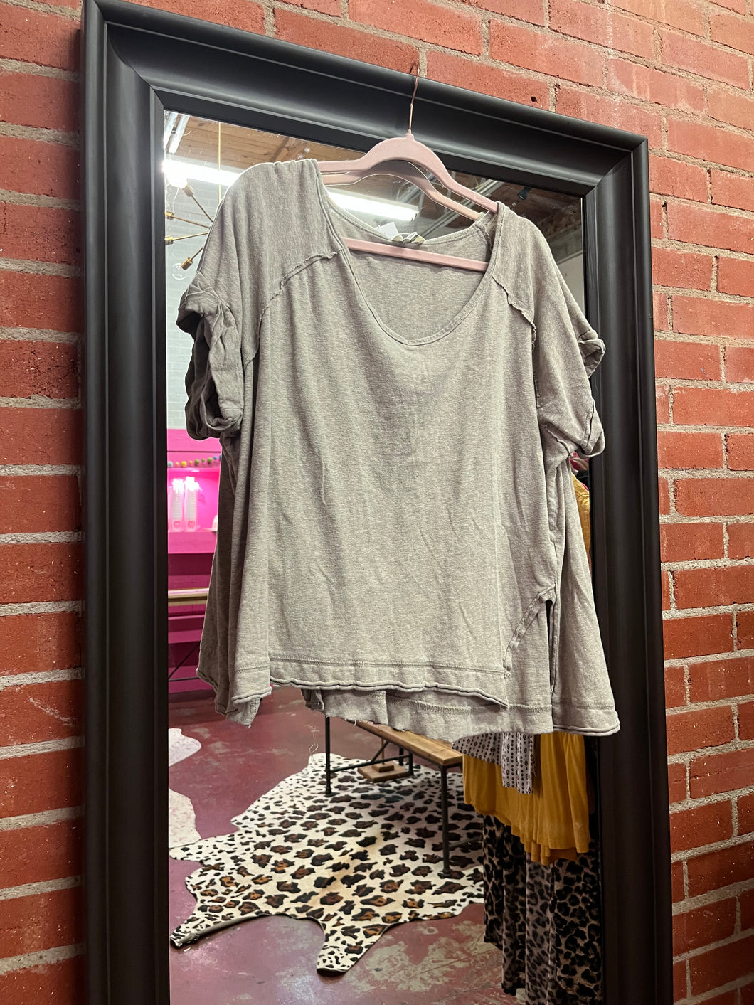 Gray Umgee Womens Top, Large