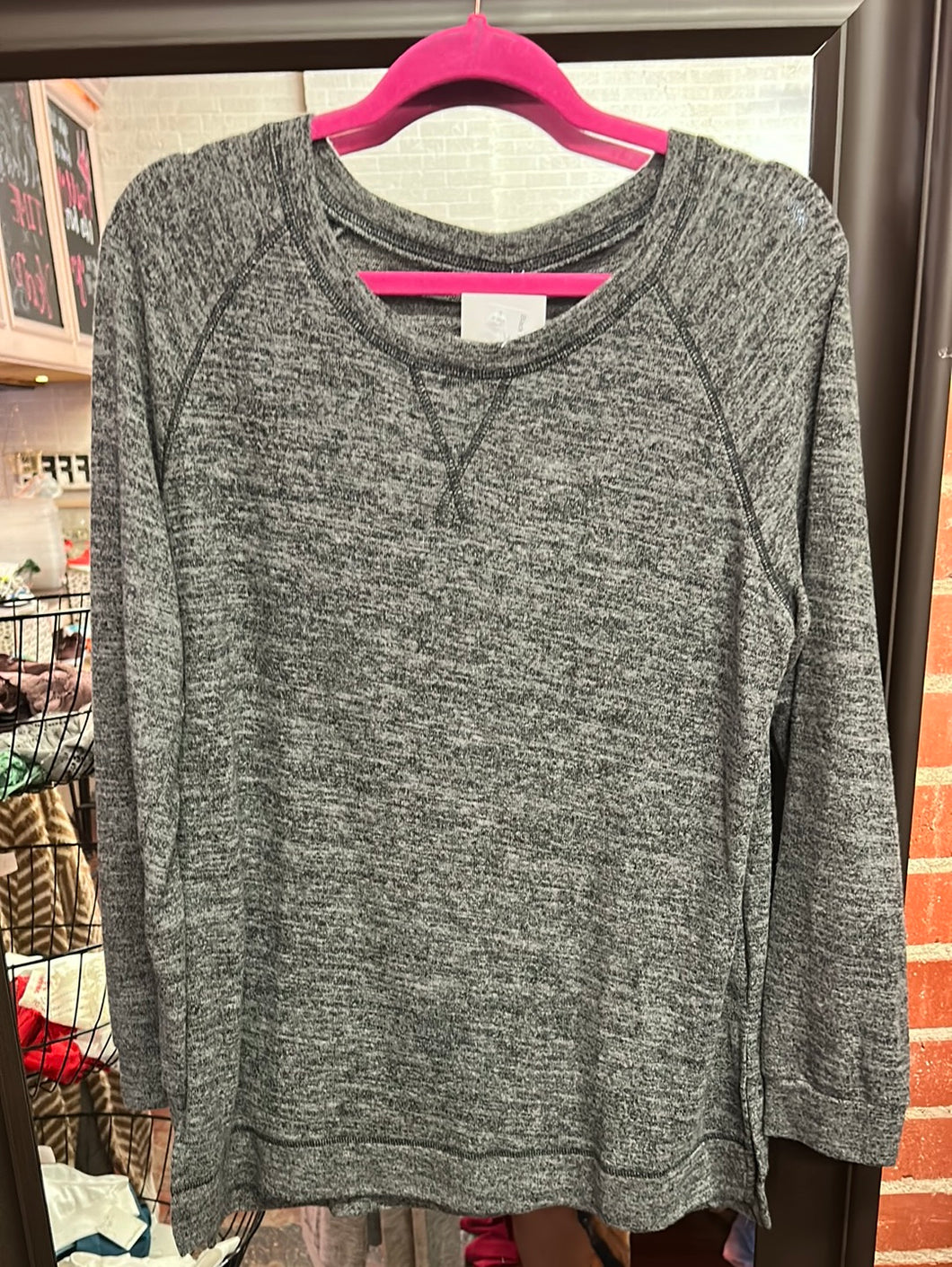 Black Akosor Womens Top, Large