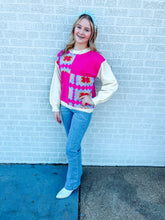 Load image into Gallery viewer, Pink Serape Sweater
