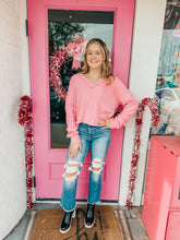 Load image into Gallery viewer, Soft v-neck ribbed top
