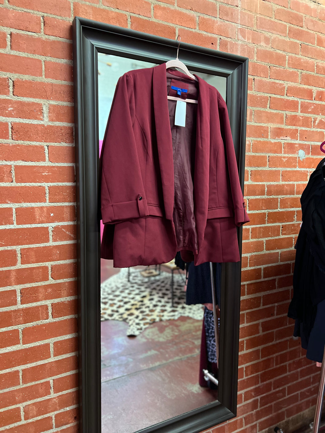 Maroon Apt.9 Blazer, 2XL