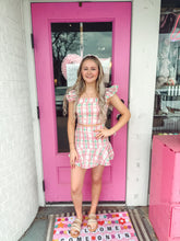 Load image into Gallery viewer, Pink plaid 2 piece set
