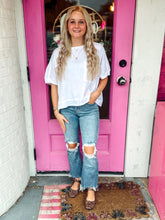 Load image into Gallery viewer, High Rise Straight Crop Jeans
