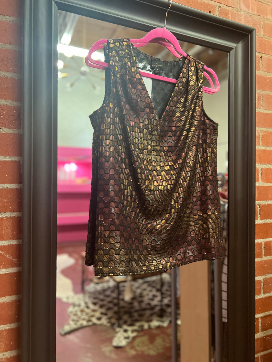 Black Worthington Womens Top, Small