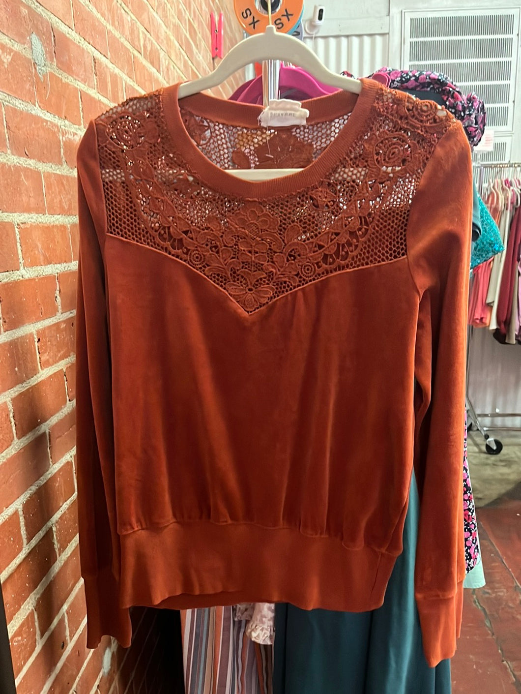 Rust Shayne Sweater, Large