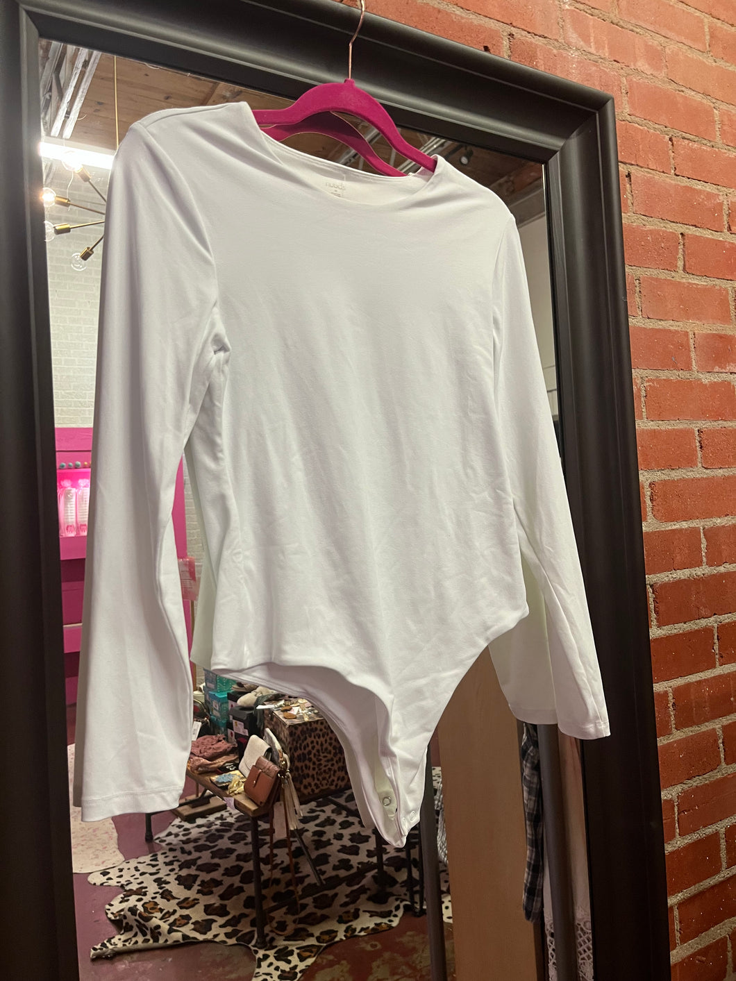 White nuuds Womens Top, Medium