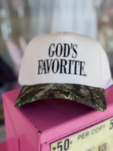 Load image into Gallery viewer, God’s Favorite embroidery hat
