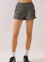 Load image into Gallery viewer, Camouflage Print High Waisted Sweat Short
