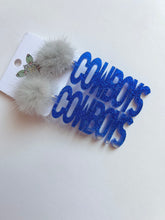 Load image into Gallery viewer, Cowboys acrylic earrings
