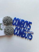 Load image into Gallery viewer, Cowboys acrylic earrings
