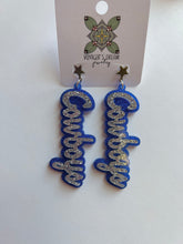 Load image into Gallery viewer, Cowboys acrylic earrings
