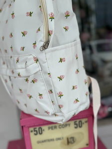 Vintage rose backpack