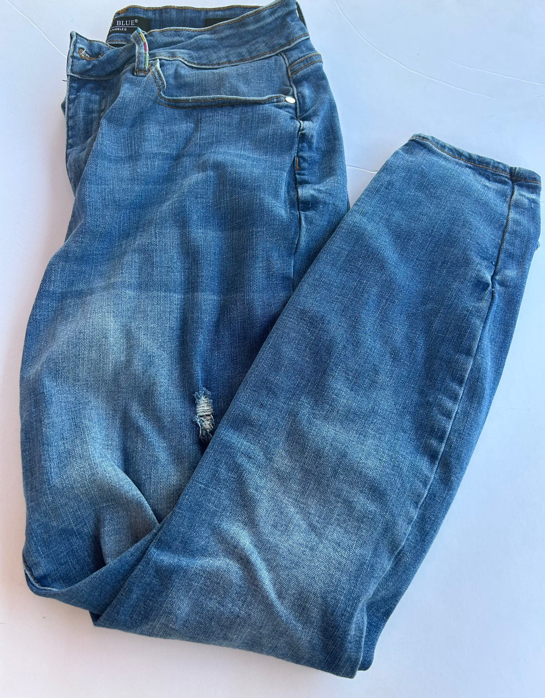 Denim with colorful stitching Judy Blue Jeans, 14W