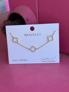 Clover chain bracelets