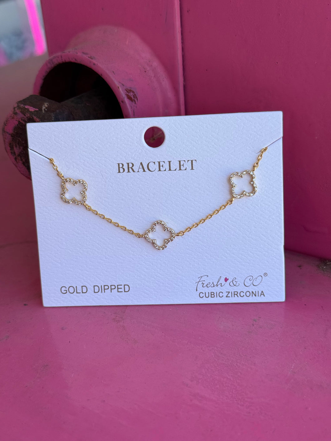 Clover chain bracelets
