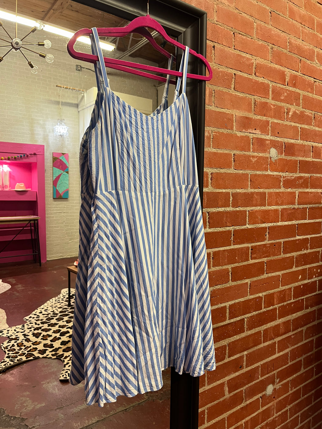 blue stripe Old Navy Womens Dress, Large