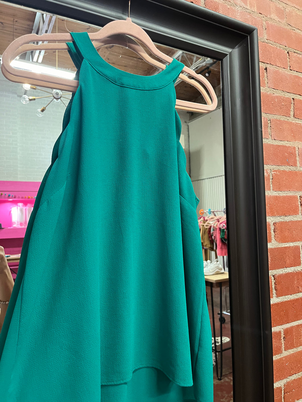 Green Monteau Womens Top, Large