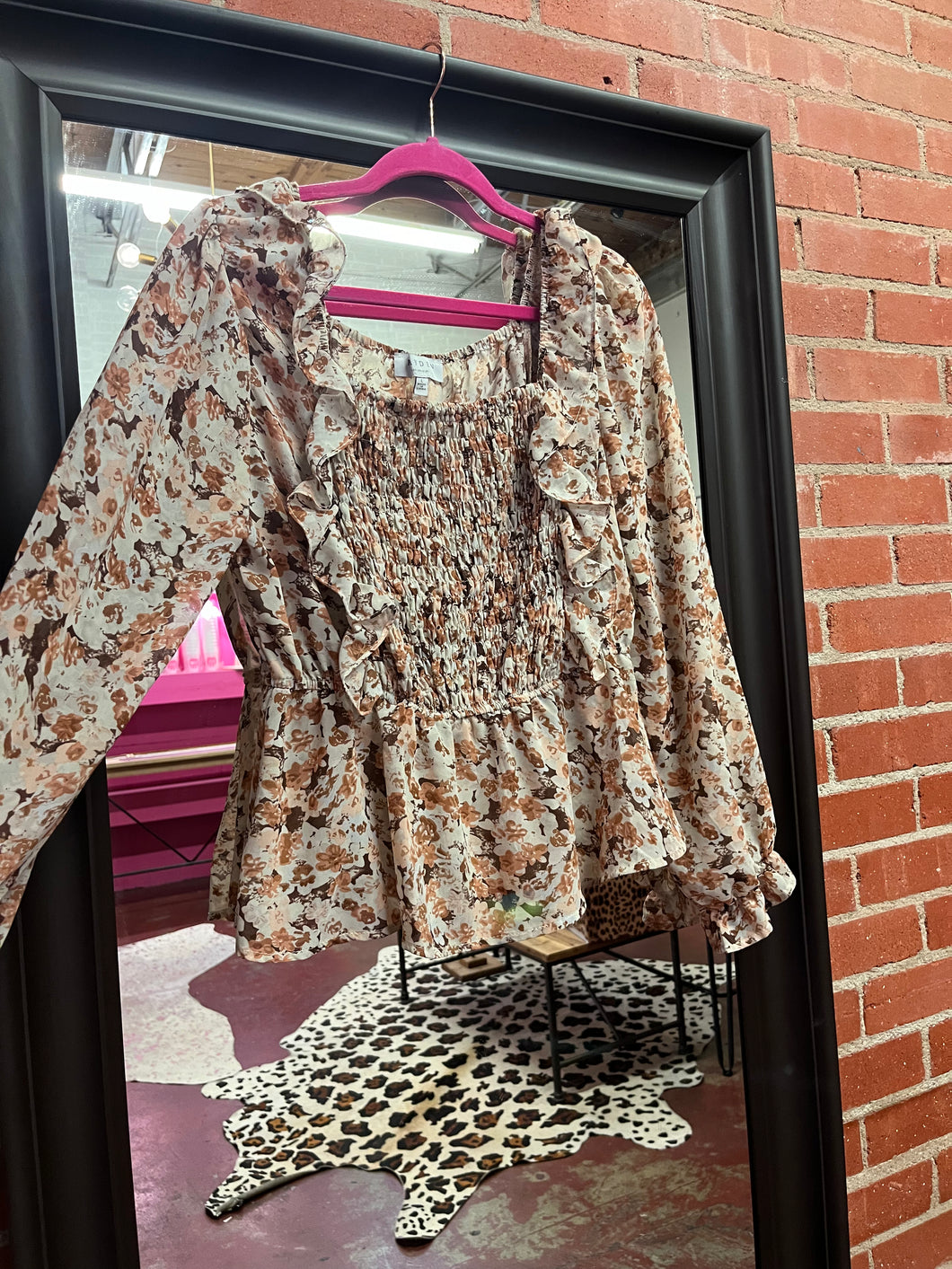 Floral Hayden Womens Top, Large